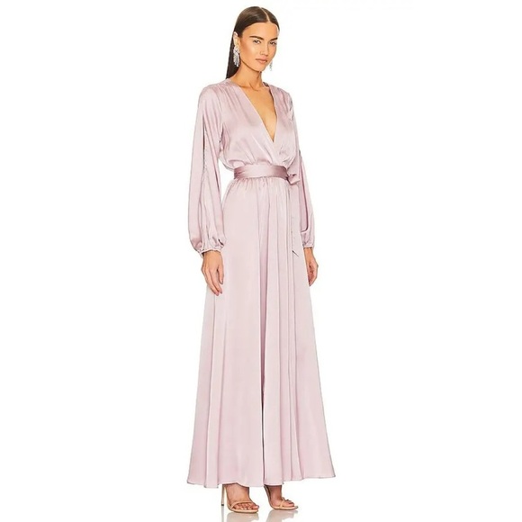 Michael Costello x Revolve Eric Gown Mauve - Picture 6 of 7
